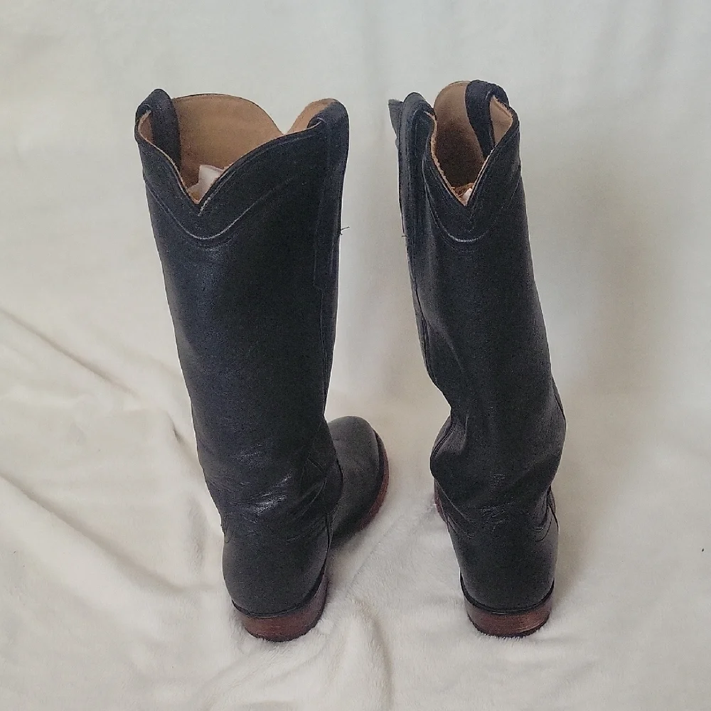 Tecovas Black Leather  Boots
